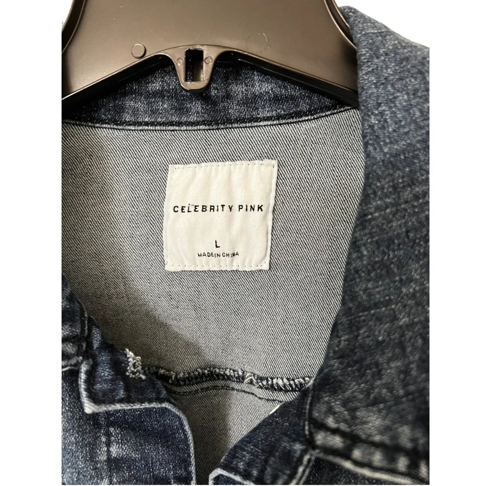 Celebrity Pink Classic Denim Jacket - Picture 7 of 8